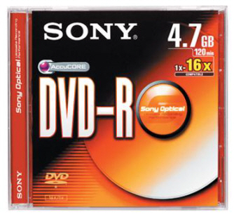 [SONY] DVD-R 4.7GB/16X(1P)