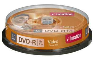 [이메이션] DVD-R 4.7GB/16X(10P) Cake