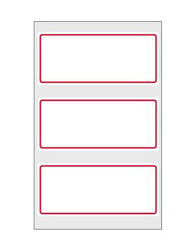 레이테크 견출지 10-G203R적색 38 * 87㎜ 11장(팩) 