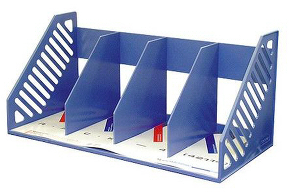 시스맥스 책꽂이 4단LB(파랑) 42114 