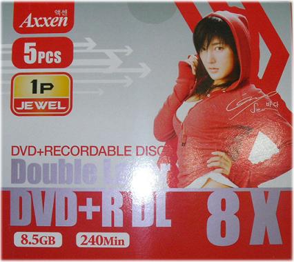 [AXXEN] DVD+R DoubleLayer 8.5GB/8X(1P)