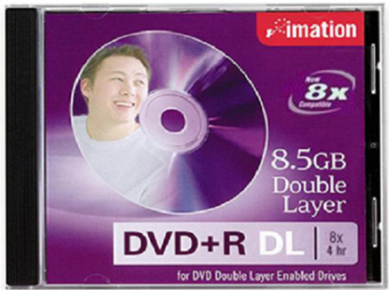 [이메이션] DVD+R DoubleLayer 8.5GB/8X(1P) Case