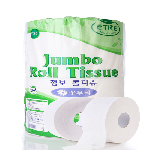 에뜨르 점보롤 꽃무늬 화장지 (300m*4개입) 