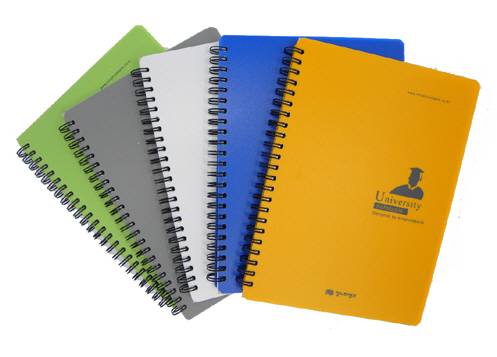 킹노트뱅크 PP스프링노트 중2호(A5/25절)2000 