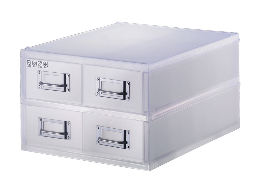 시스맥스 아이박스2 2단(스모그/260*350*184mm) 56015(270080) 