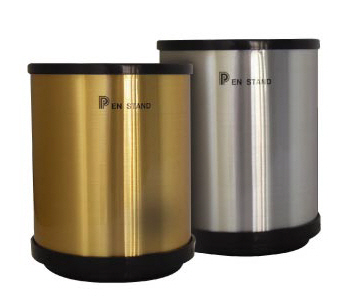 산다 원형펜꽂이(은색) 소(82*130mm) NO.552 