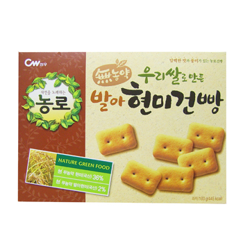 청우무농약우리쌀발아현미건빵