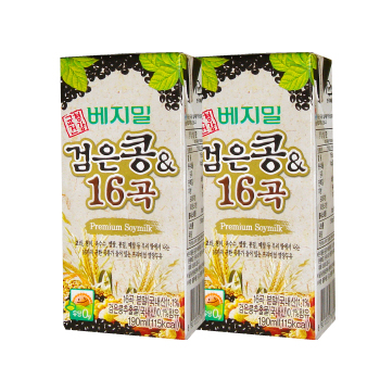 정식품 베지밀 검은콩 & 16곡두유 24팩 세트(大)