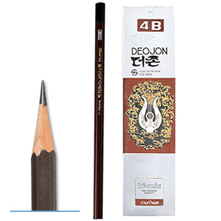 문화 더존연필 4B(자루) 