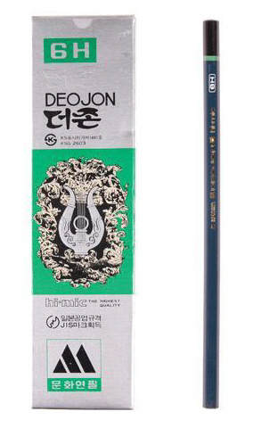 문화 더존연필 6H(자루) 