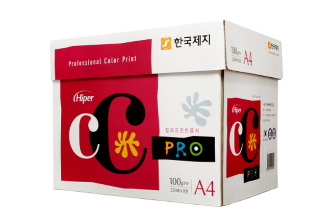 한국제지 하이퍼CC 프로A4(100g*250매*8권)/BOX(칼라전용지)
