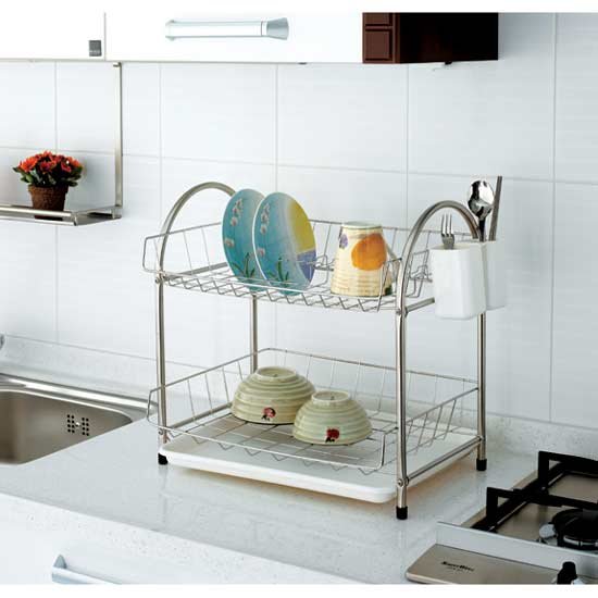 식기건조대(스텐/2단/400*250*290mm)