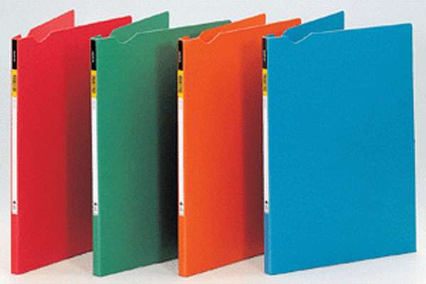 문화 수입지 포켓화일 주황(F394-7) 