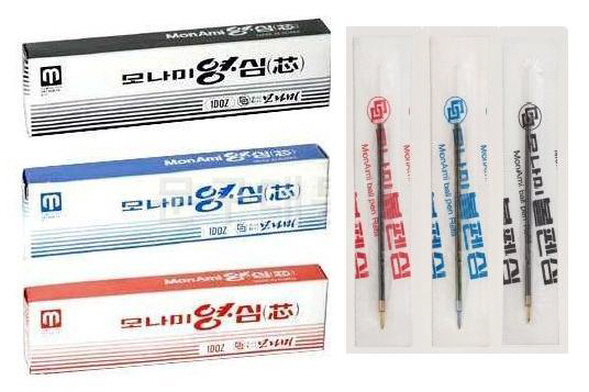 모나미 영심(153리필0.7) DZ 청색(12개)