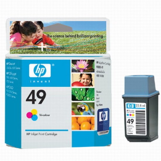 HP 정품잉크 51649AA(49)/칼라
