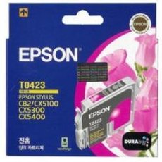 엡손 정품잉크 T042370/빨강