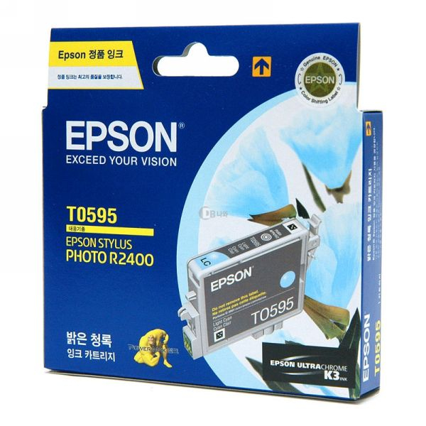 엡손 정품잉크 T059570/밝은파랑