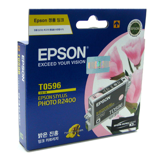 엡손 정품잉크 T059670/밝은빨강