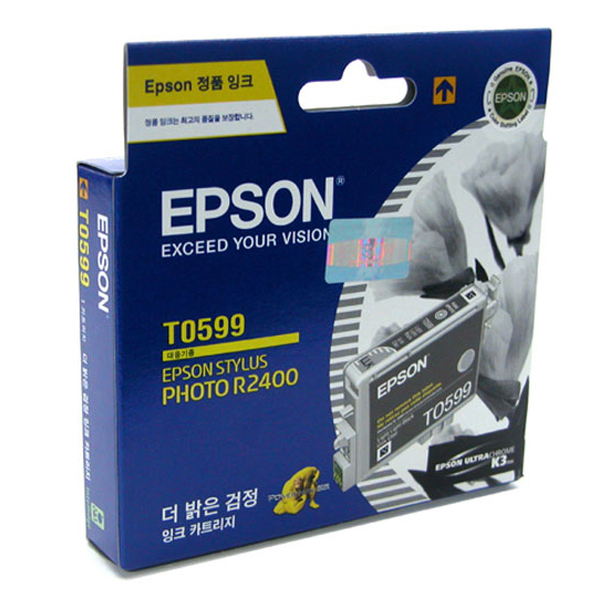 엡손 정품잉크 T059970/더밝은검정