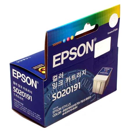 엡손 정품잉크 T052070/칼라(S020089,S020191통합형)