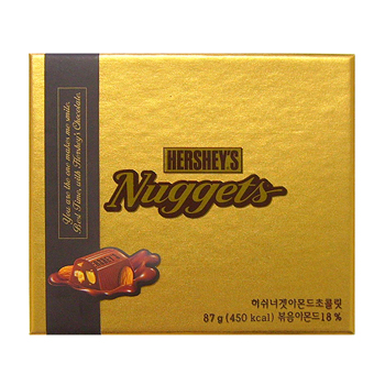 허쉬너겟미니골드아몬드초콜릿