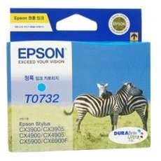 엡손 정품잉크 T073270/파랑