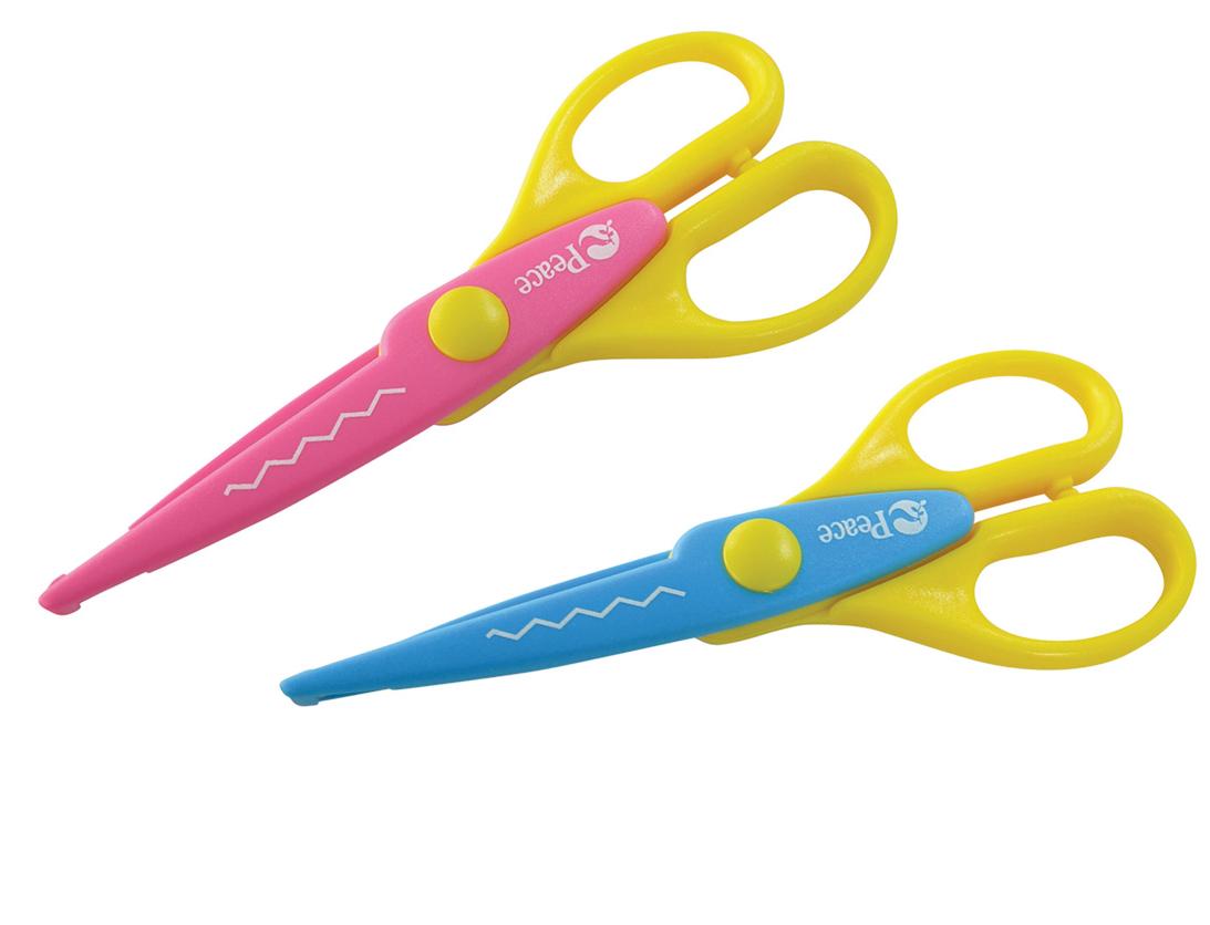 평화 비두리 핑킹가위1(삼각모양)