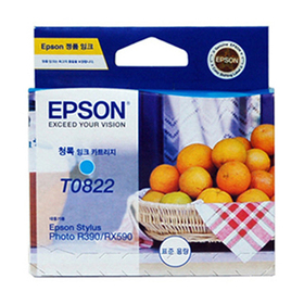 엡손 정품잉크 T082270/파랑