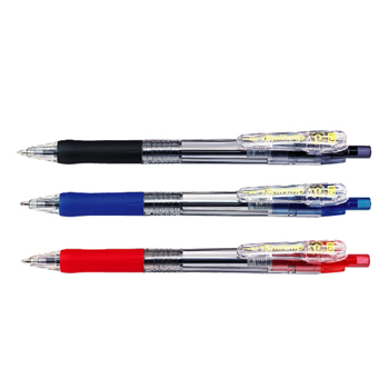 제브라 타프리클립볼펜 0.5 적색(자루) B-21