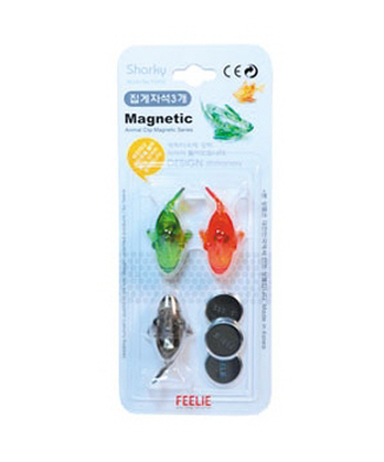 FEELIE 다기능자석클립(상어*3입) F0402 