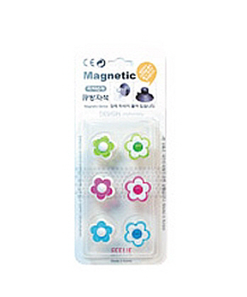 FEELIE 팬시큐방자석(꽃*6입) F0602-F 