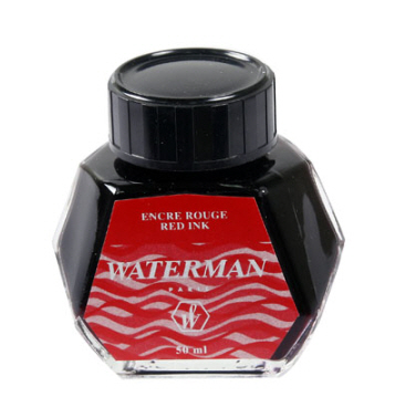 워터맨 병잉크(만년필용) 적색(50ml)