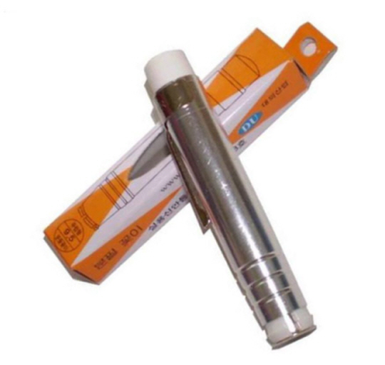 대의 분필케이스 유럽형(9.5mm) 은색 