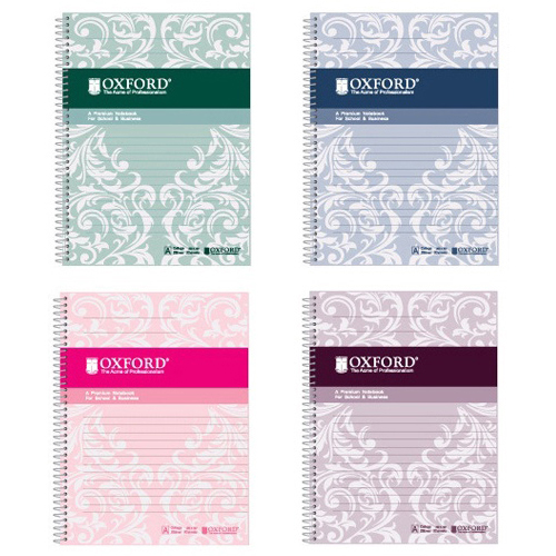 옥스포드 절취스프링 좌철노트 B5(좌철30매) ASN00310A(1~4) 