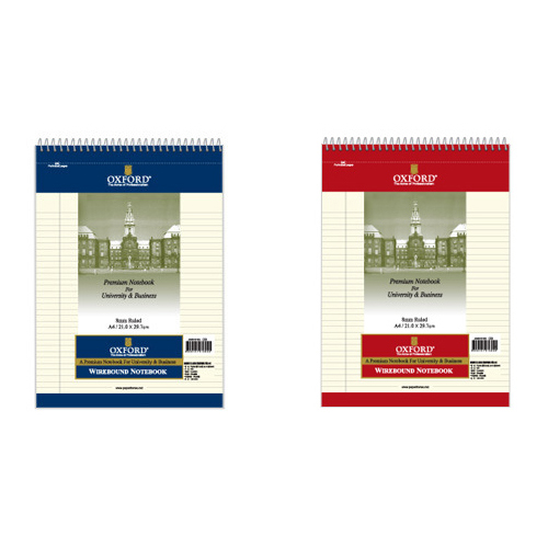 옥스포드 절취스프링 상철노트 A4(노랑내지90매) ASN52012 