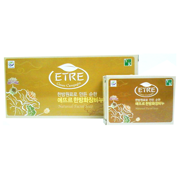 에뜨르 한방 화장(세수)비누 (100g *3개입) 