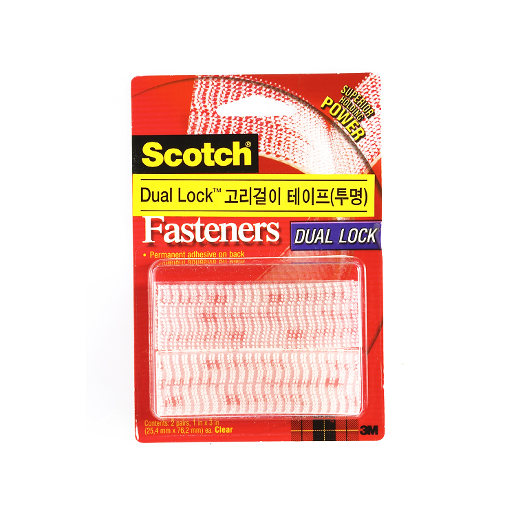 3M 고리걸이테이프 투명(25.4*76.2mm/2입) #9730(761NA) 