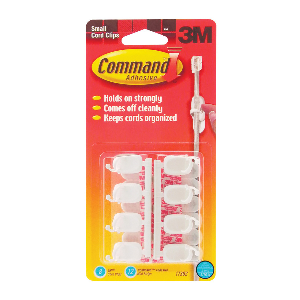 3M 코맨드 전선용클립 소(8입) #17302 