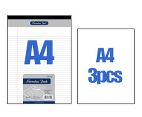 폼텍 노트패드 A4(흰색/50매*3권) NP-3232 