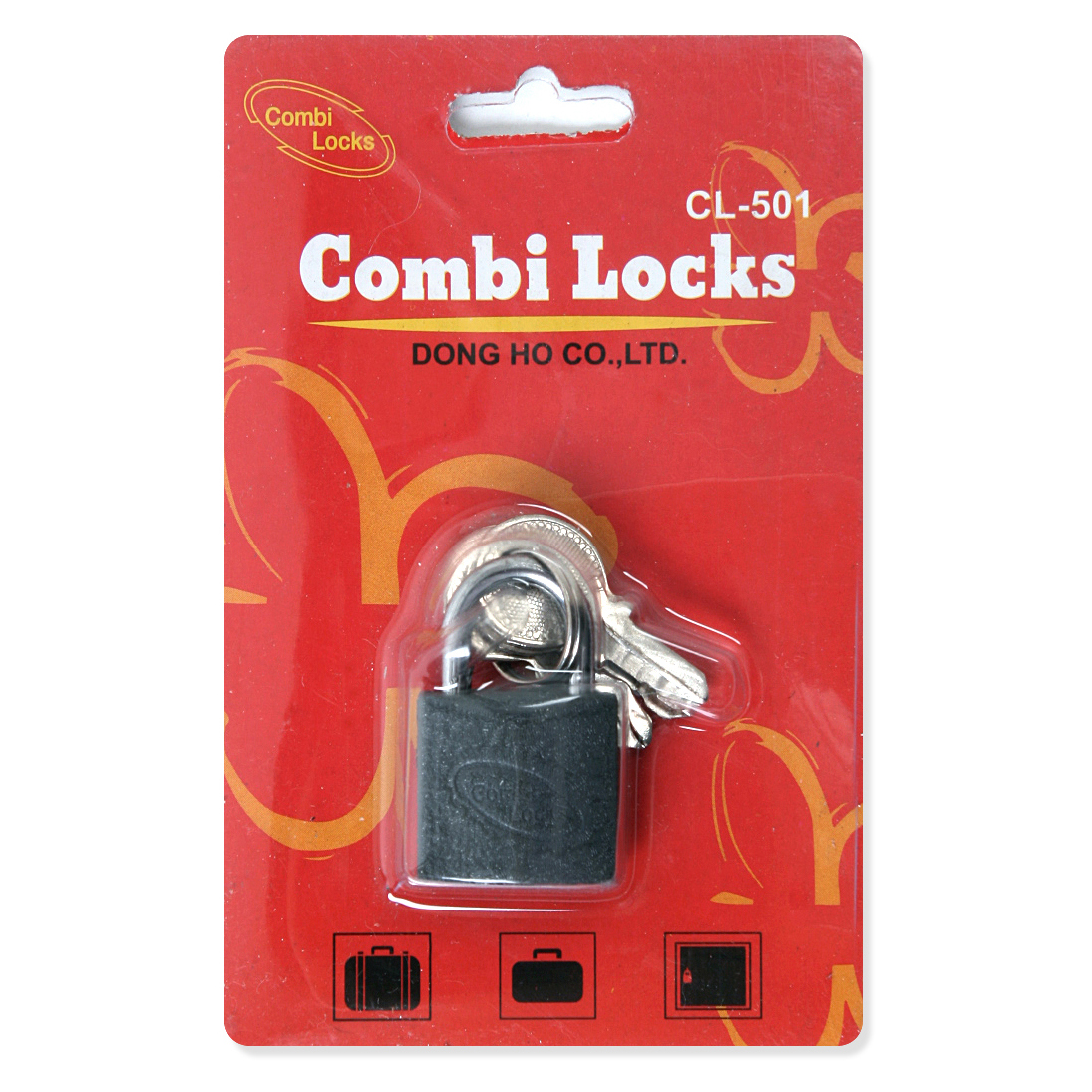 콤비락자물쇠 키열쇠(흑색) CL-501 