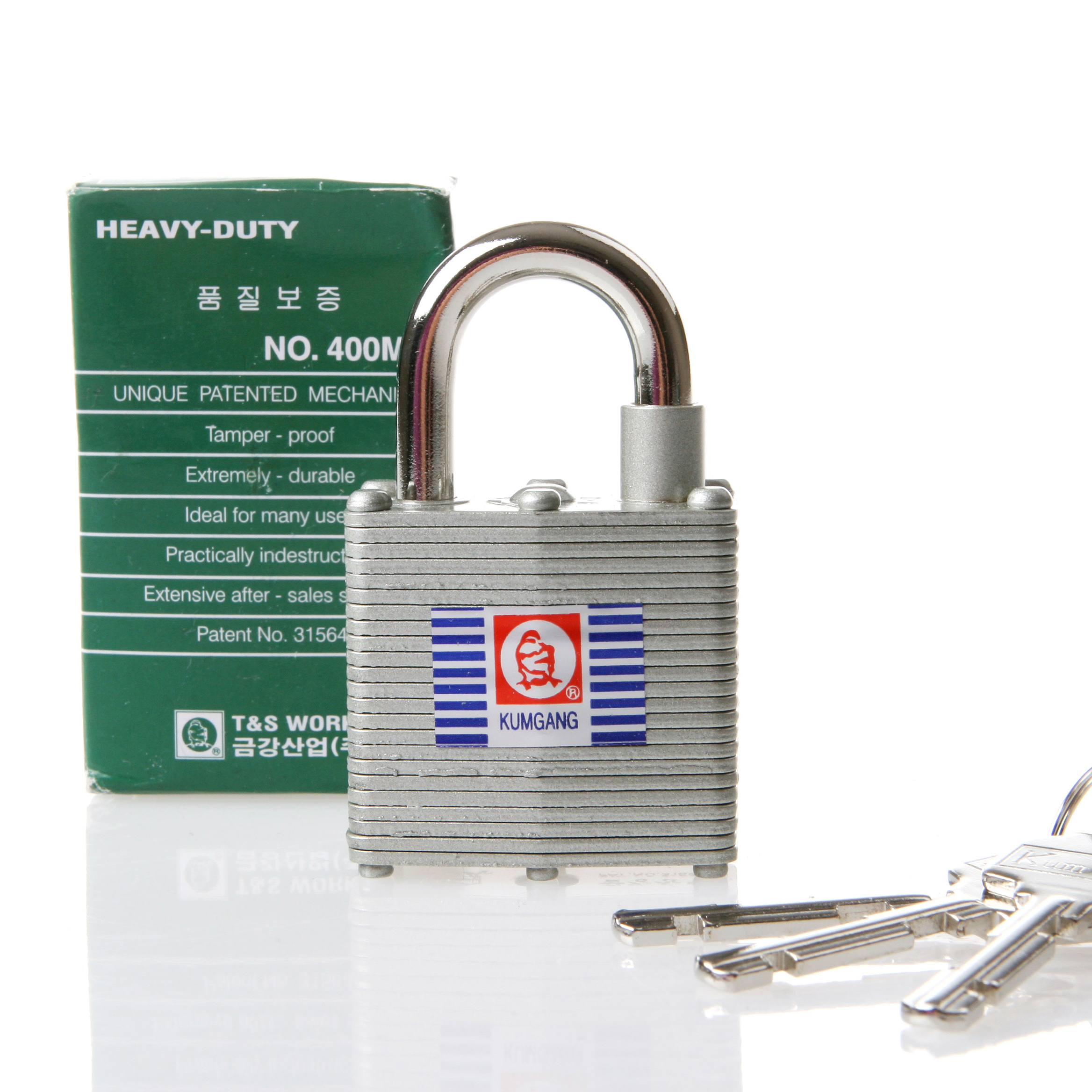 금강자물쇠 키열쇠6.4mm(은색) CL-400A 