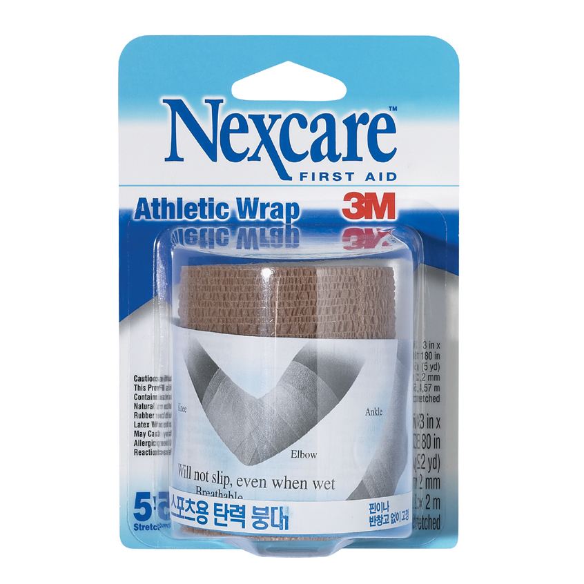 3M 넥스케어 스포츠용 탄력붕대(살색) #CR-3T