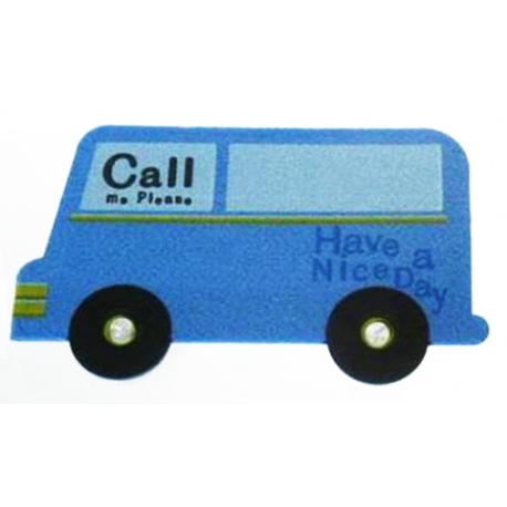 펠트 자동차번호판(버스/블루) SC-113