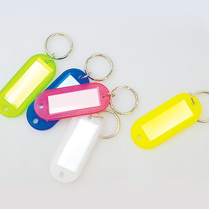 칼라 열쇠고리 1고리(미니/27*62mm/2입) 파랑 K0015 