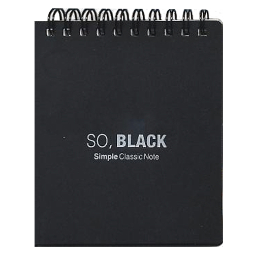 SGK PP사각스프링 상철수첩(흑TW/95*110mm)1000 