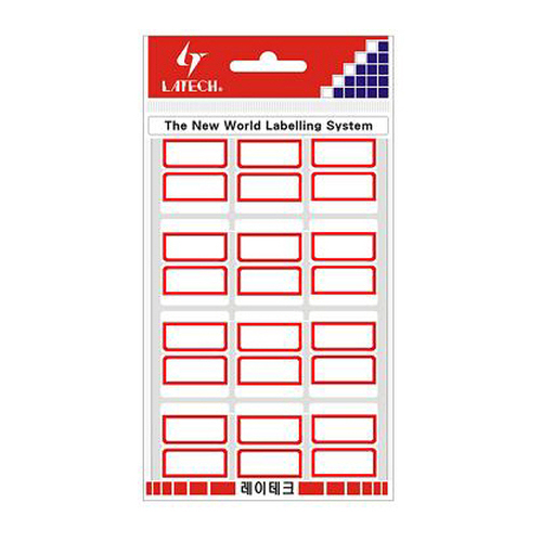 일반견출지 27*34mm(적색*11매) 10-G104 