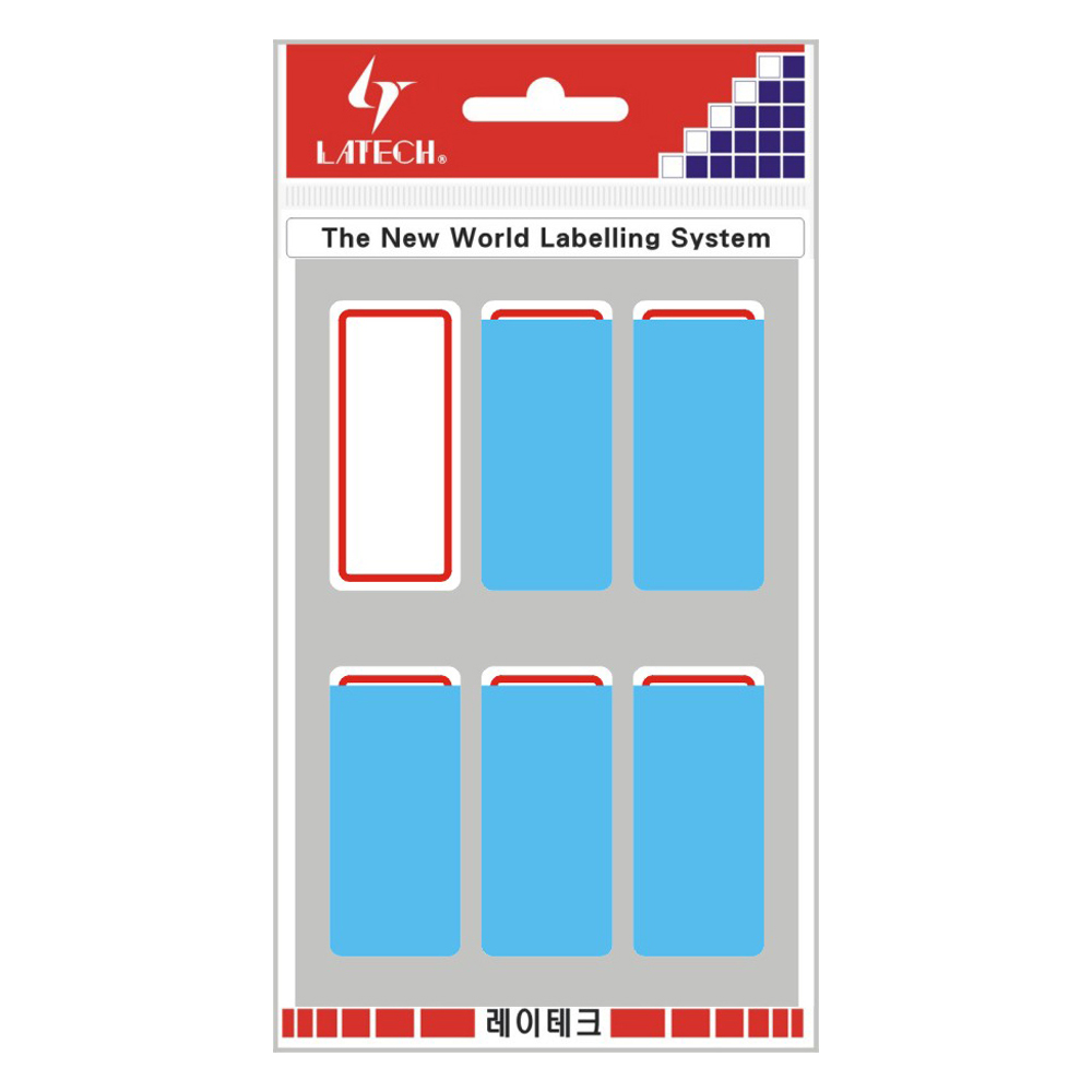 보호견출지 27*53mm(적색*7매) 10-P207 