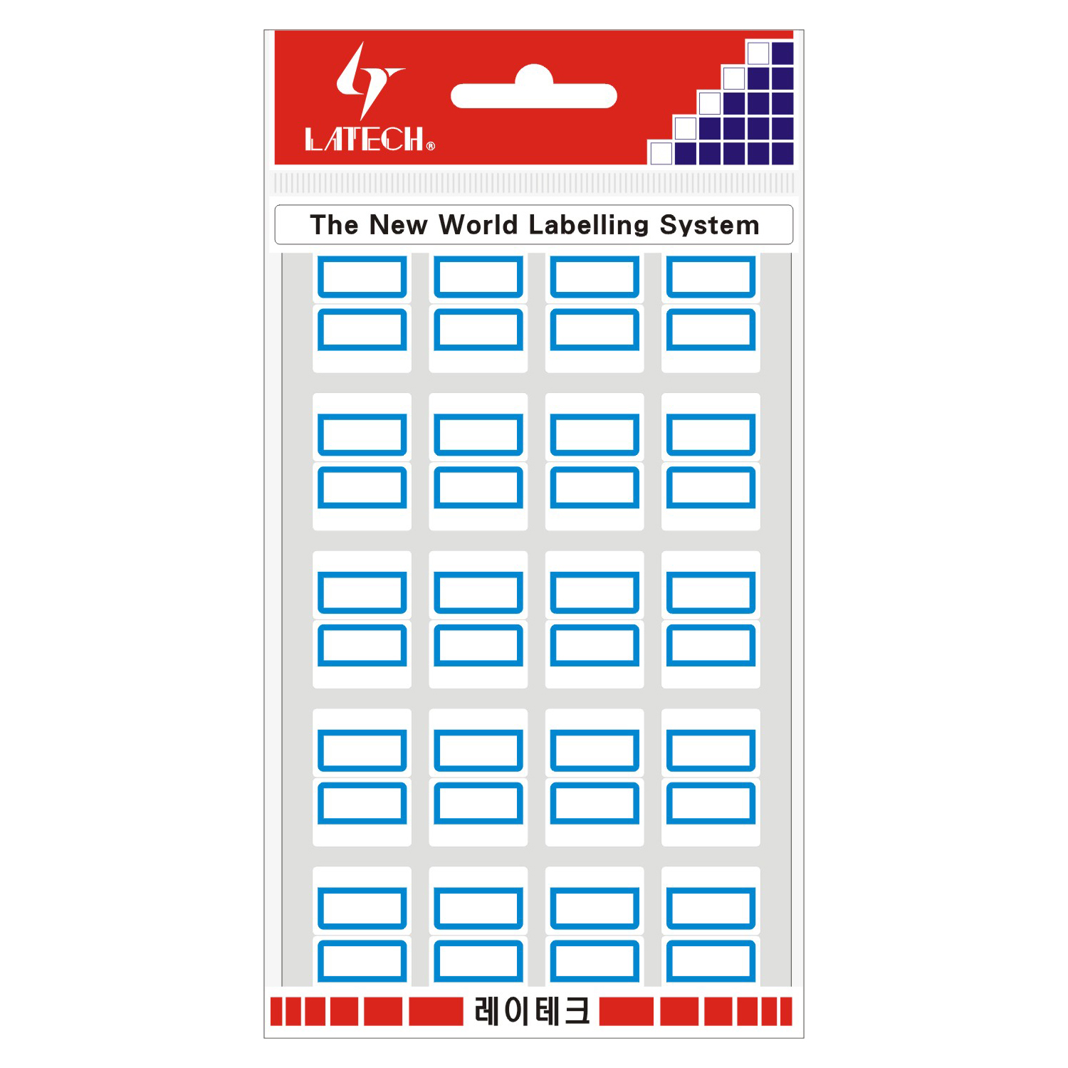 일반견출지 18*25mm(청색*12매/20편) 10-G102 