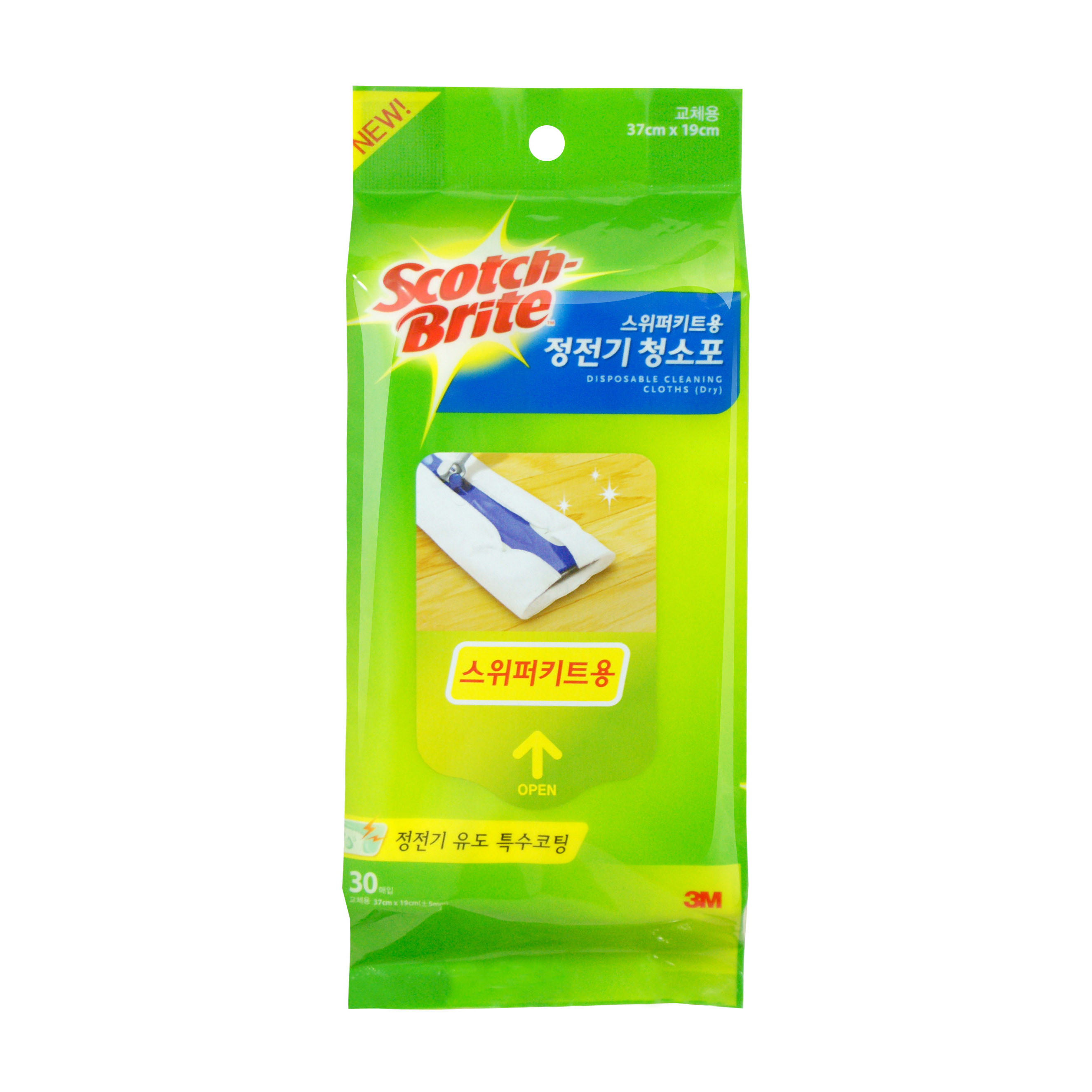 3M SB 스위퍼 정전기청소포(37*19cm/30장) 