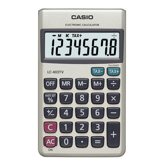 CASIO 계산기 LC-403TV 